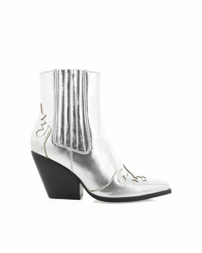 Women Ankle Boots Billini CRYSTAL 8211 SILVER METALLIC 8211 Boots 8211 BILLINI USA
