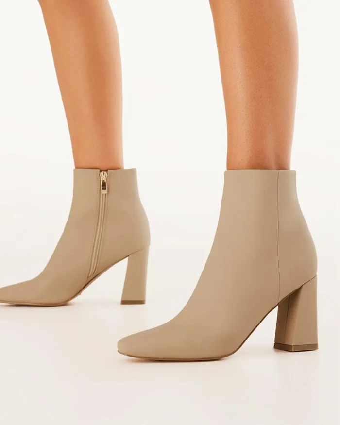 Women Ankle Boots Billini INDEERA 8211 OAK