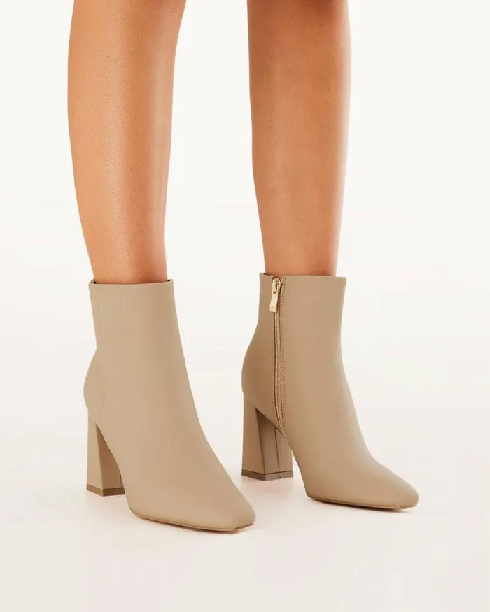 Women Ankle Boots Billini INDEERA 8211 OAK
