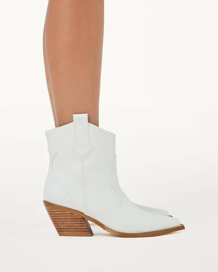 Women Ankle Boots Billini ULIRA 8211 WHITE