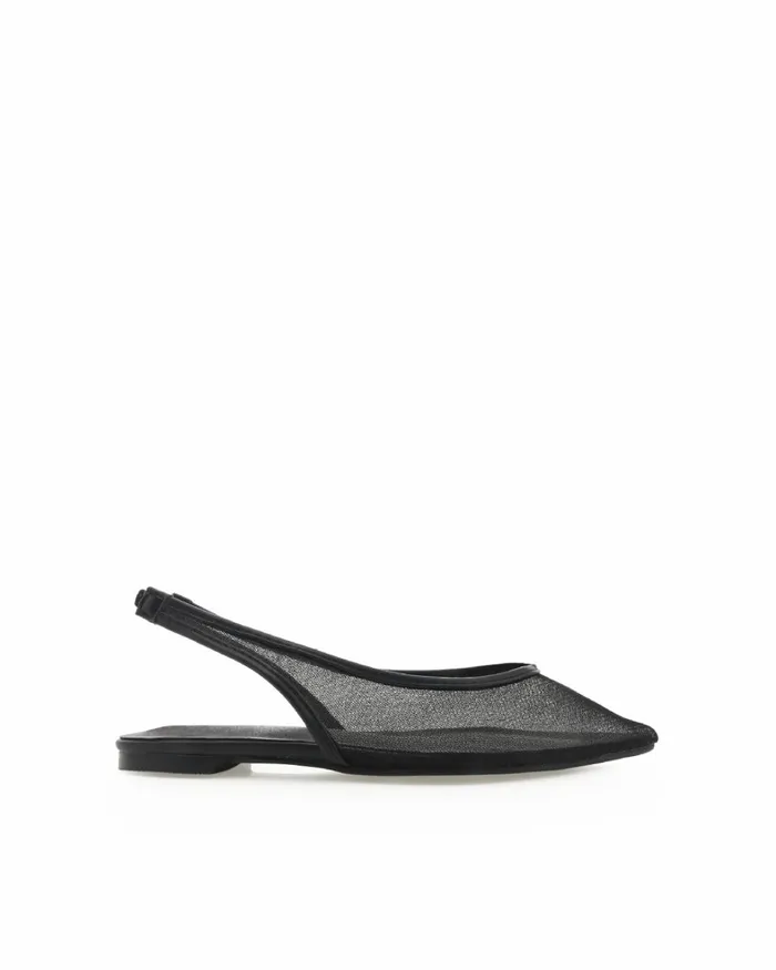 Women Ballet Flats Billini MARGOT 8211 BLACK MESHFlats