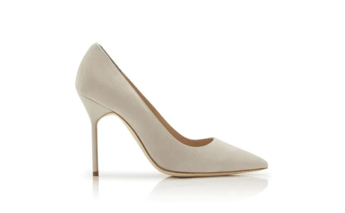 Women BB Manolo Blahnik BB Stone Suede Pointed Toe Pumps