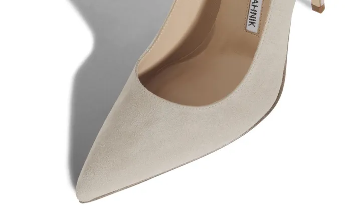 Women BB Manolo Blahnik BB Stone Suede Pointed Toe Pumps