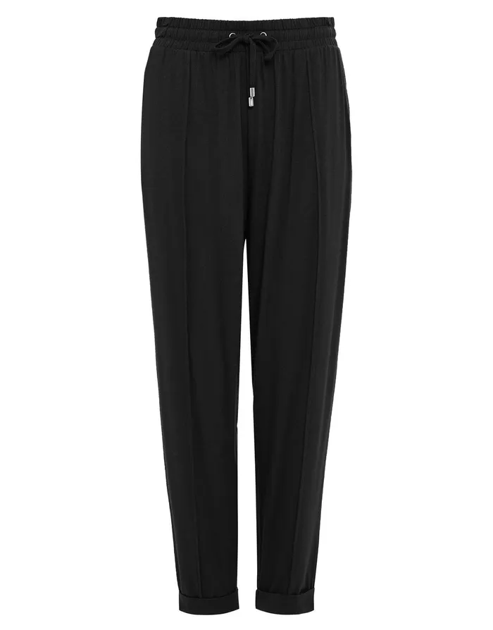 Women Black Jersey Joggers Black Threadbare Trousers Women Black Jersey Joggers Black Threadbare Trousers