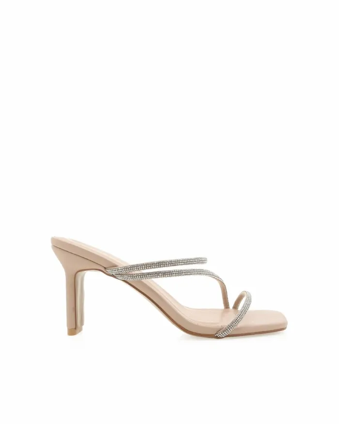 Women Block Heels Billini FEMI 8211 NUDEDIAMANTE