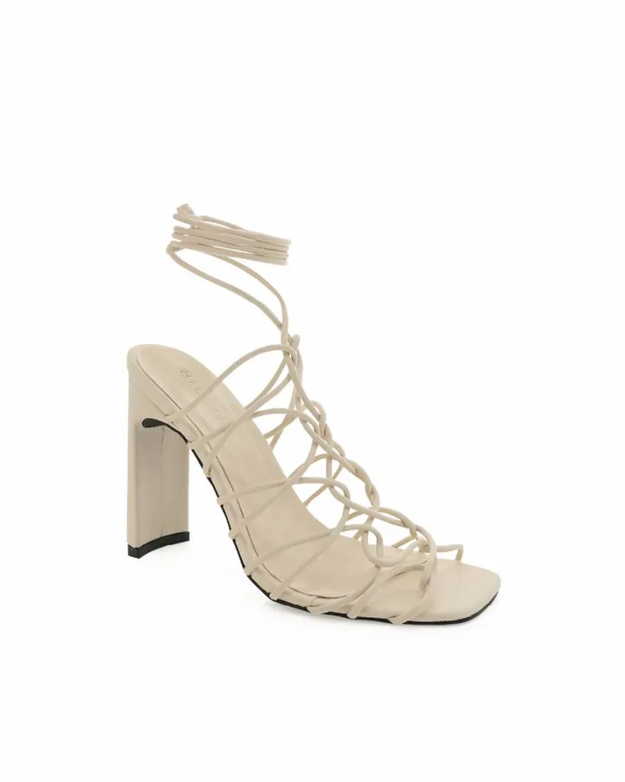 Women Block Heels Billini HATANI 8211 BONE