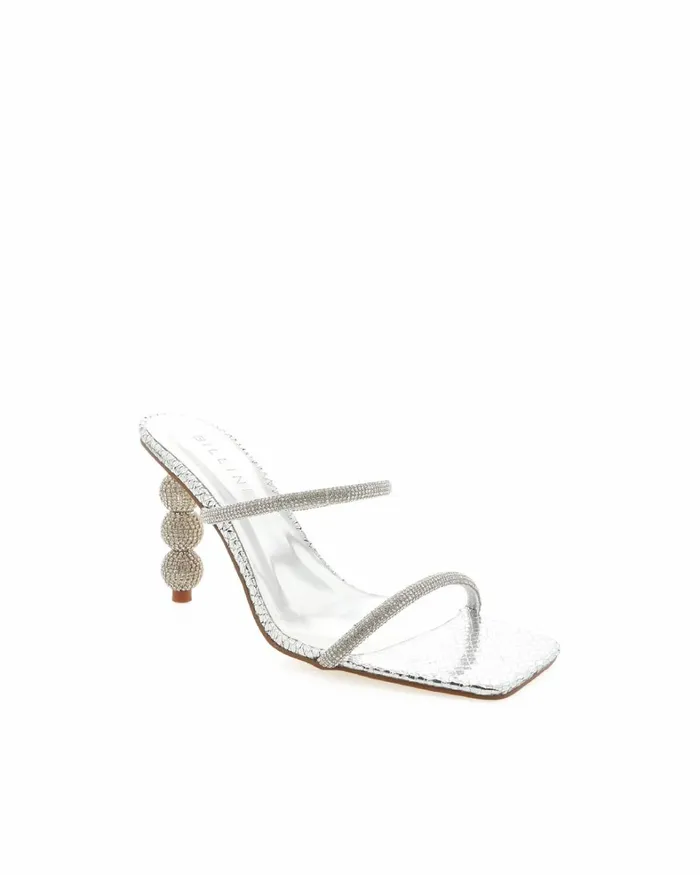 Women Block Heels Billini JOANNA 8211 SILVER SCALEDIAMANTE 8211 Heels 8211 BILLINI USA