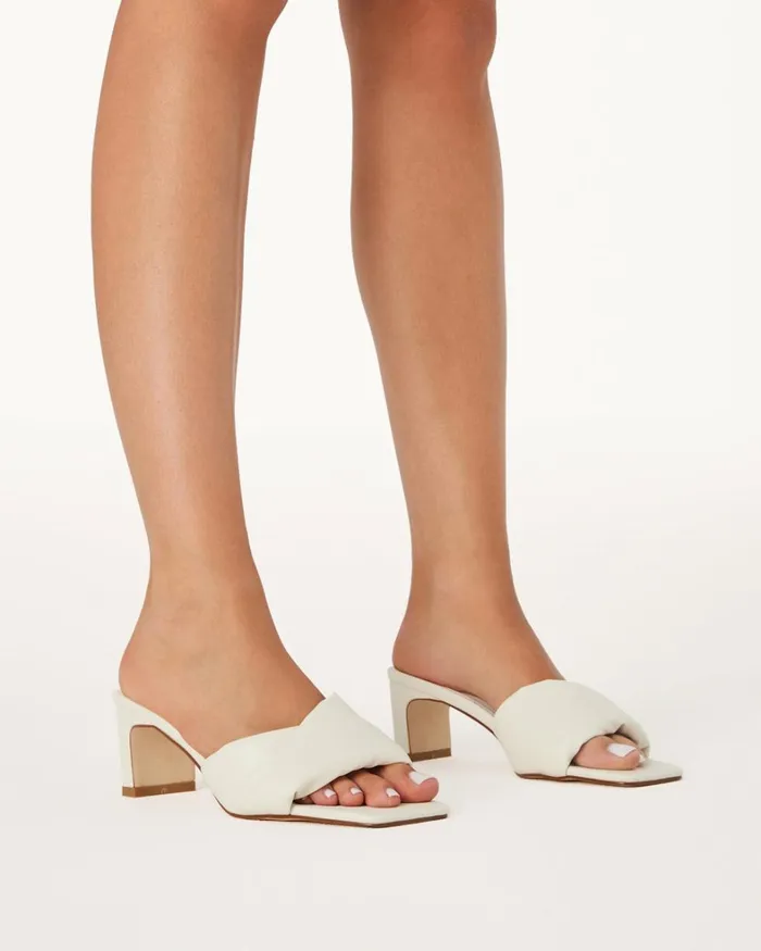 Women Block Heels Billini TAYA 8211 BONE