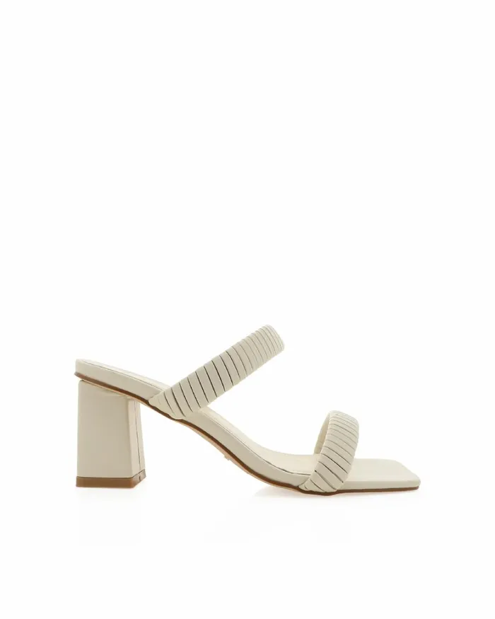 Women Block Heels Billini ULA 8211 BONE