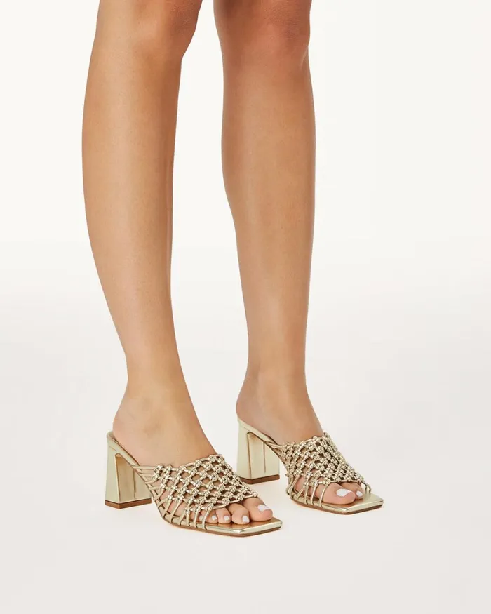 Women Block Heels Billini XIMENEZ 8211 GOLD METALLIC 8211 Heels 8211 BILLINI USA