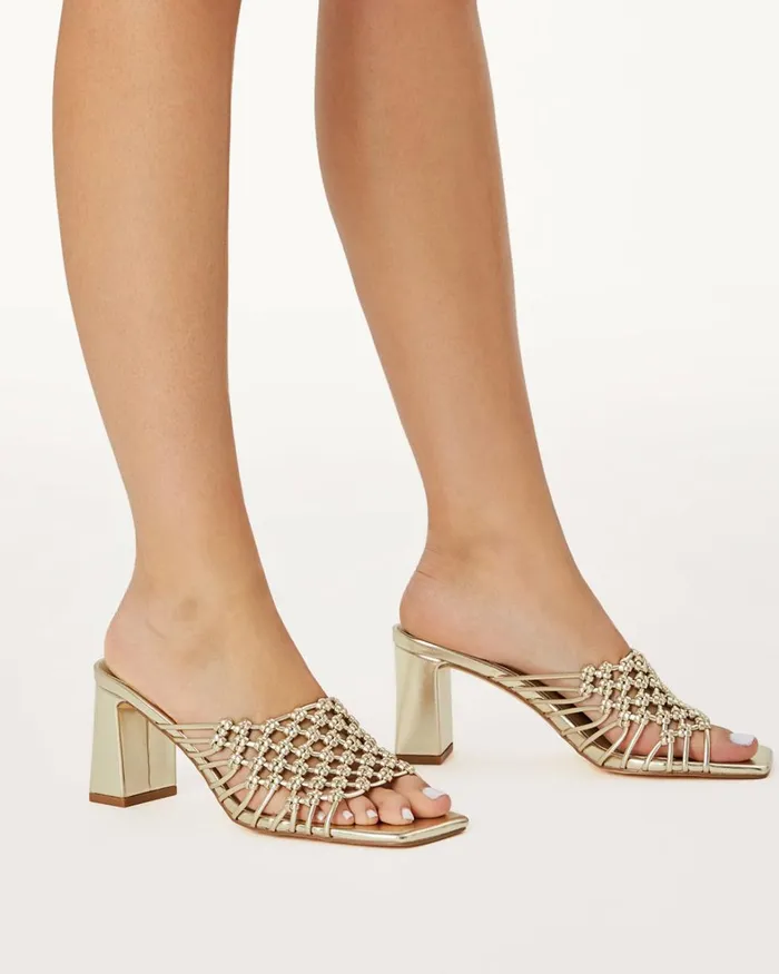 Women Block Heels Billini XIMENEZ 8211 GOLD METALLIC 8211 Heels 8211 BILLINI USA