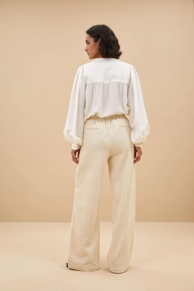 Women Blouses Bybar Olan Blouse Off White Women Blouses Bybar Olan Blouse Off White