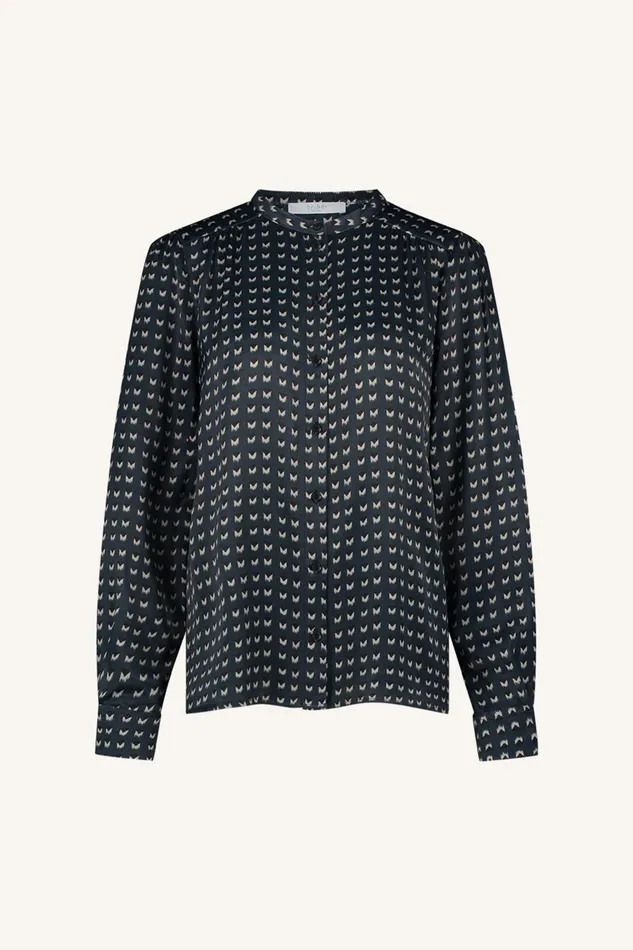 Women Blouses Bybar Ribbe Rastre Blouse Rastre Print