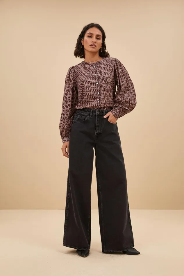 Women Blouses Bybar Rikki Loops Blouse Loops Print