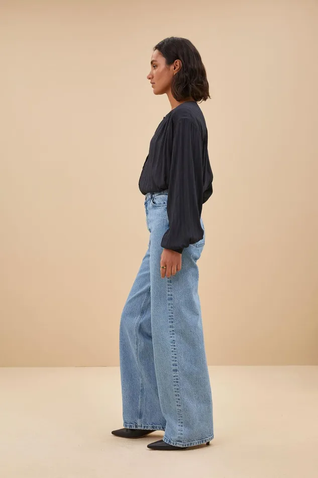 Women Blouses Bybar Saar Blouse Midnight