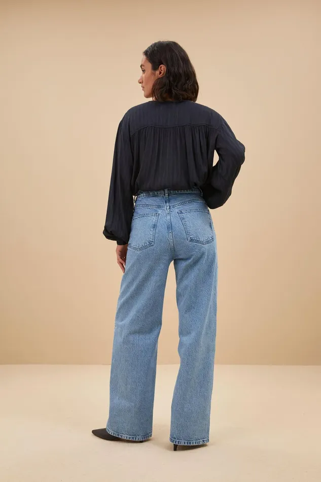Women Blouses Bybar Saar Blouse Midnight