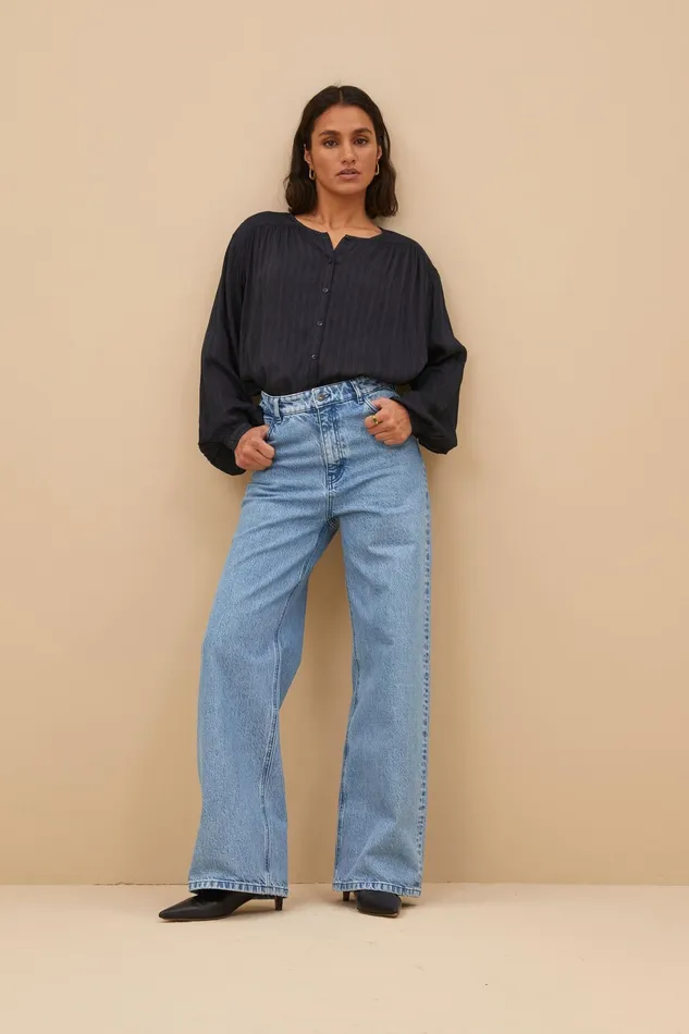 Women Blouses Bybar Saar Blouse Midnight