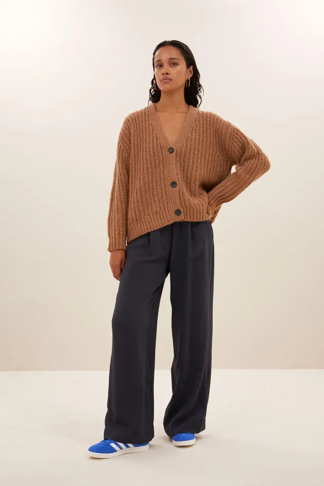 Women Cardigans Bybar Bobbi Cardigan Camel
