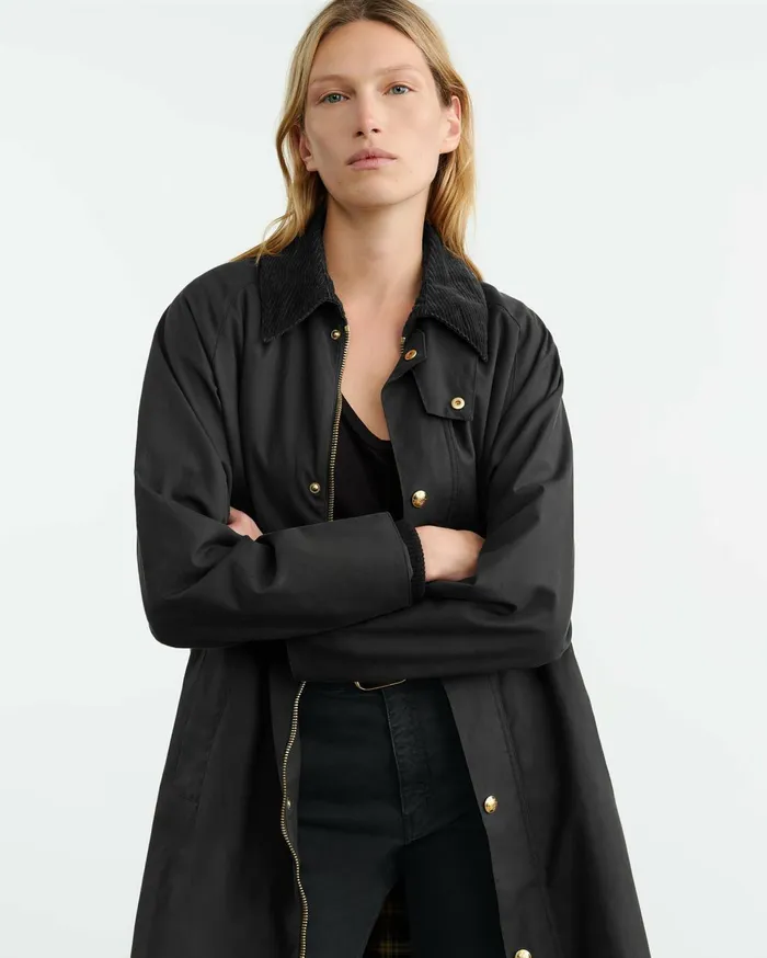 Women Coats and Outerwear Nili Lotan ROMUALD COAT Black