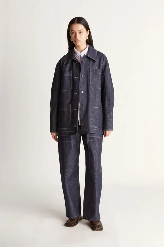 Women Coats And Jackets Lee Mathews LM Denim Jacket Ink