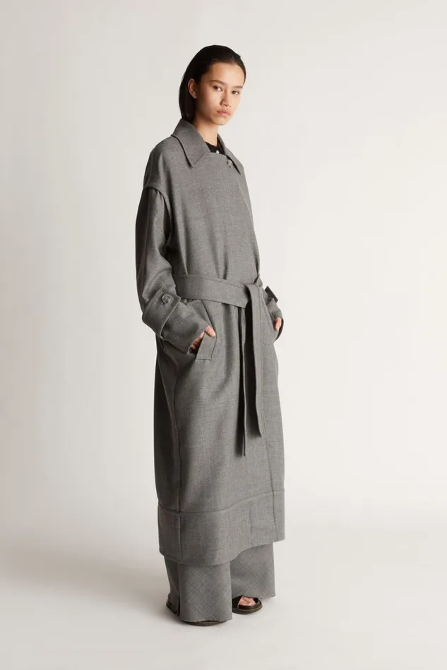 Women Coats And Jackets Lee Mathews Newman Coat Grey