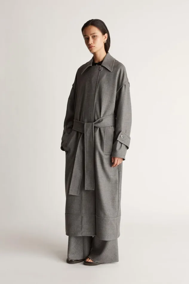 Women Coats And Jackets Lee Mathews Newman Coat Grey