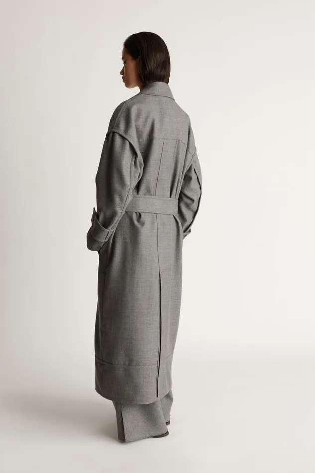 Women Coats And Jackets Lee Mathews Newman Coat Grey
