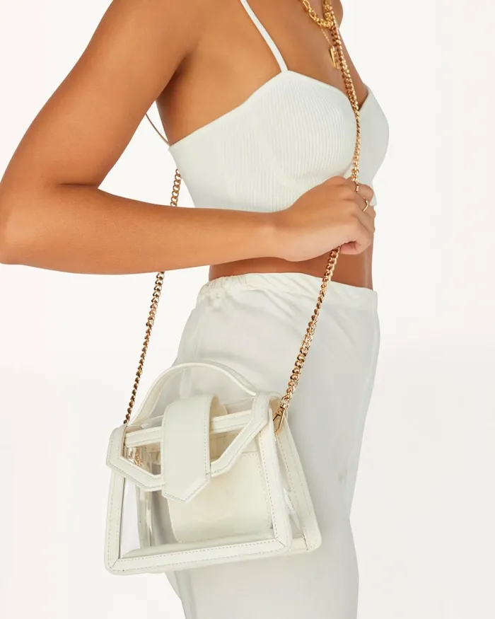 Women Cross Body Bags Billini ARI CROSS BODY BAG 8211 CLEARWHITE