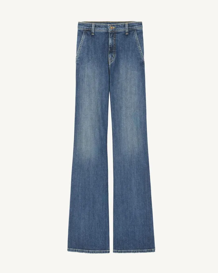 Women Denim Nili Lotan ANNA JEAN Classic Wash