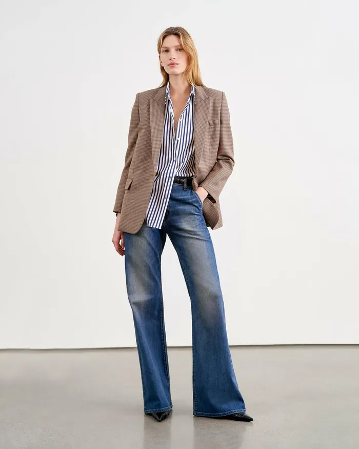 Women Denim Nili Lotan ANNA JEAN Classic Wash