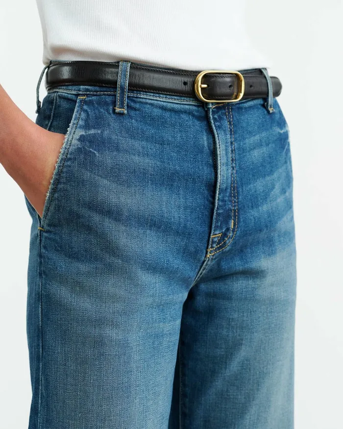 Women Denim Nili Lotan ANNA JEAN Classic Wash