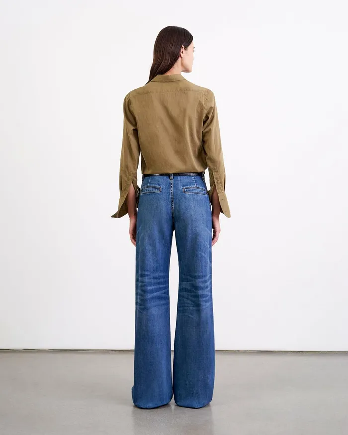 Women Denim Nili Lotan ANNA JEAN Classic Wash