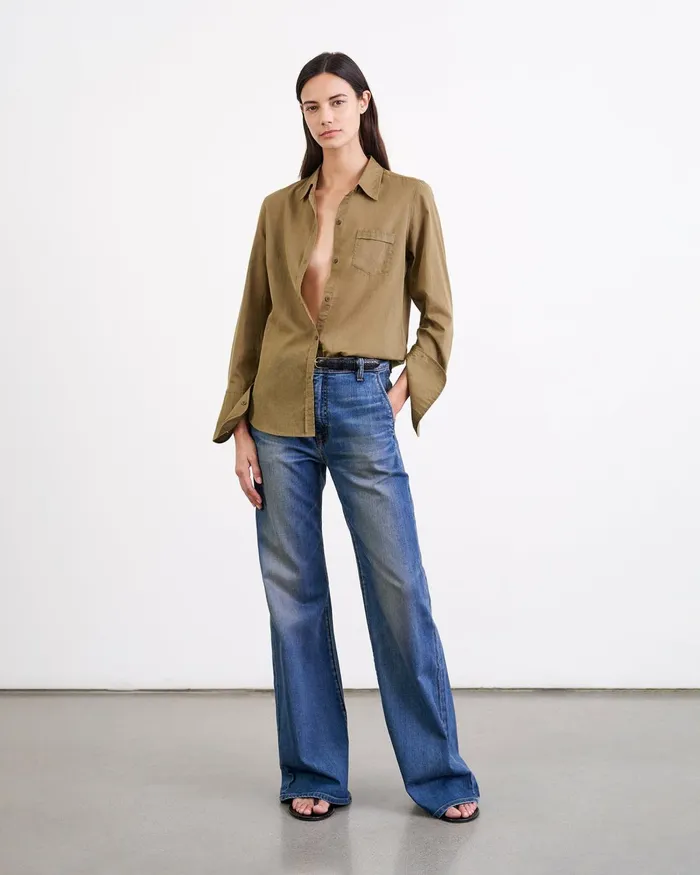 Women Denim Nili Lotan ANNA JEAN Classic Wash