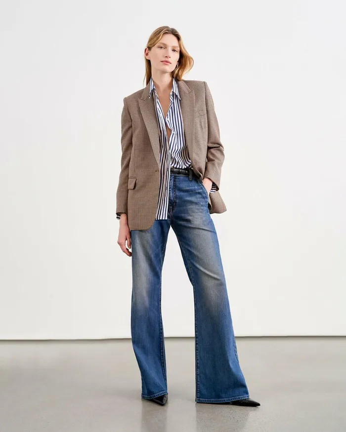 Women Denim Nili Lotan ANNA JEAN Classic Wash