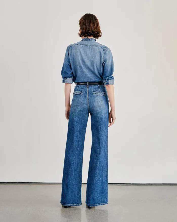 Women Denim Nili Lotan ANNA JEAN Classic Wash