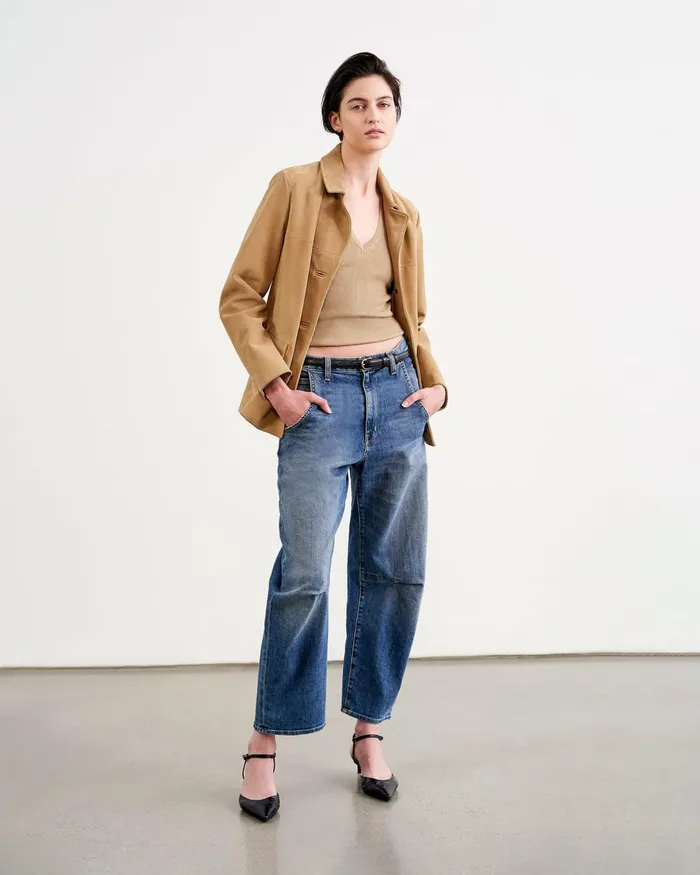 Women Denim Nili Lotan EMERSON JEAN Classic Wash