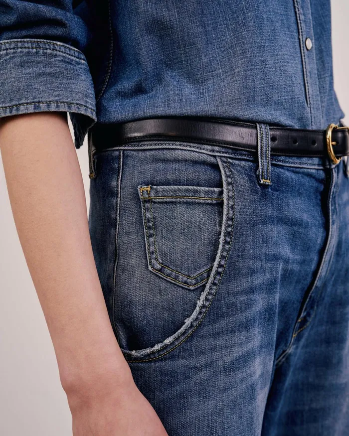 Women Denim Nili Lotan EMERSON JEAN Classic Wash