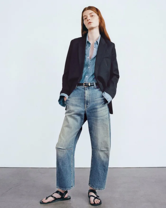 Women Denim Nili Lotan EMERSON JEAN Classic Wash