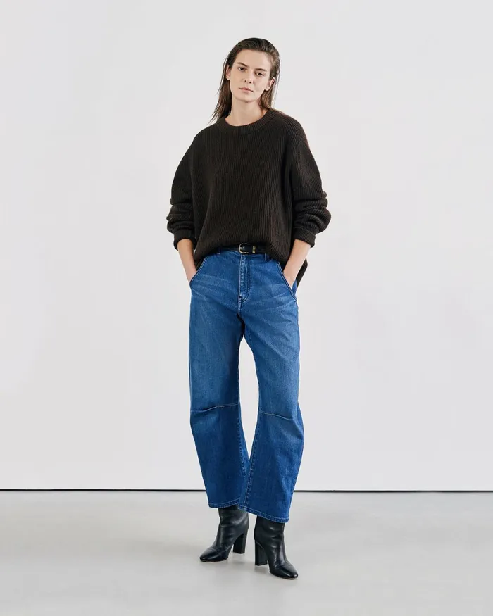 Women Denim Nili Lotan EMERSON JEAN Classic Wash