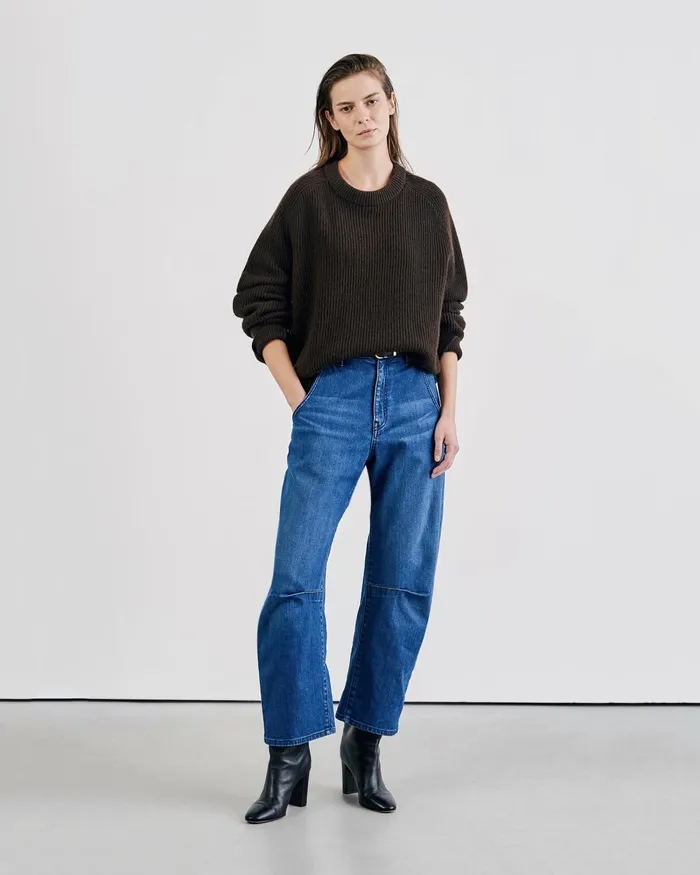 Women Denim Nili Lotan EMERSON JEAN Classic Wash