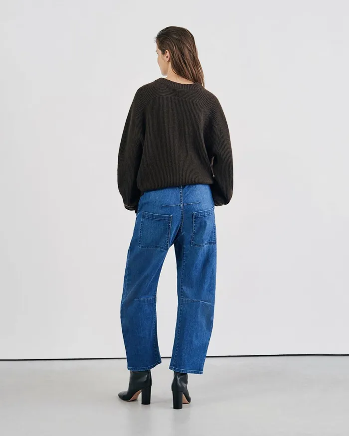 Women Denim Nili Lotan EMERSON JEAN Classic Wash