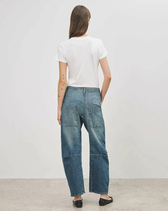 Women Denim Nili Lotan EMERSON JEAN Classic Wash