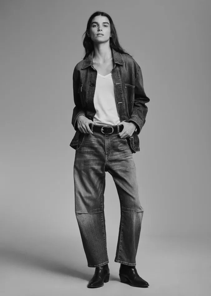 Women Denim Nili Lotan EMERSON JEAN Classic Wash