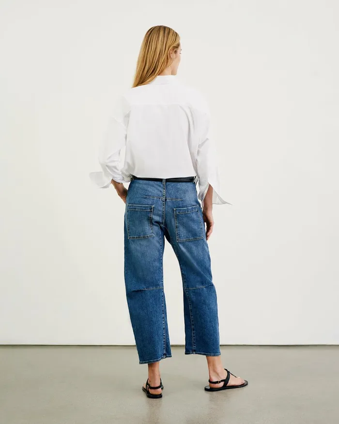 Women Denim Nili Lotan EMERSON JEAN Classic Wash