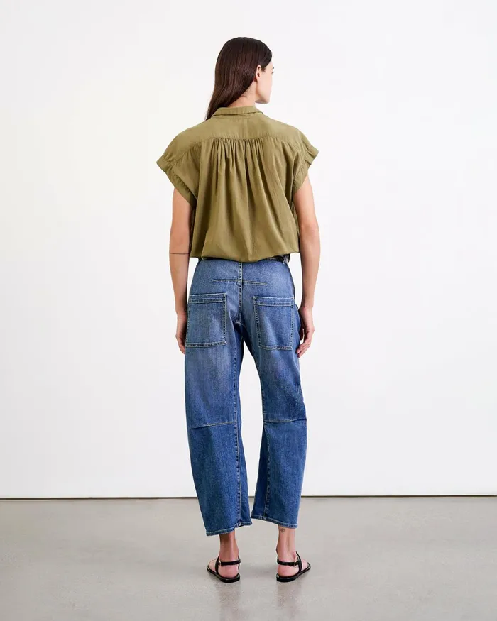 Women Denim Nili Lotan EMERSON JEAN Classic Wash