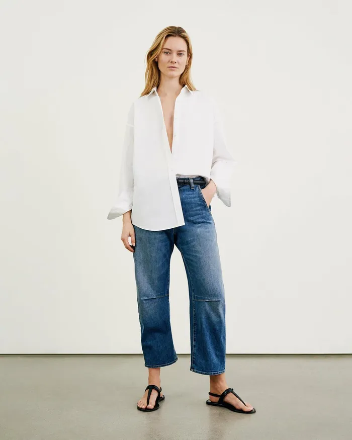 Women Denim Nili Lotan EMERSON JEAN Classic Wash