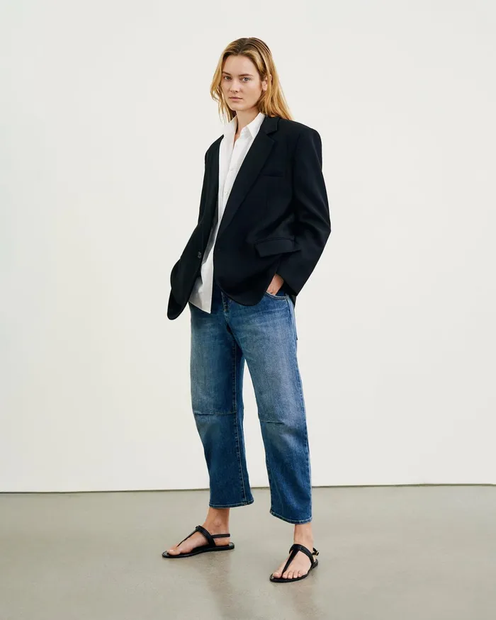 Women Denim Nili Lotan EMERSON JEAN Classic Wash