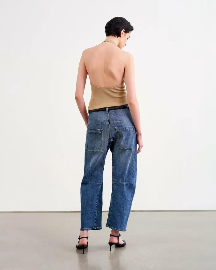 Women Denim Nili Lotan EMERSON JEAN Classic Wash