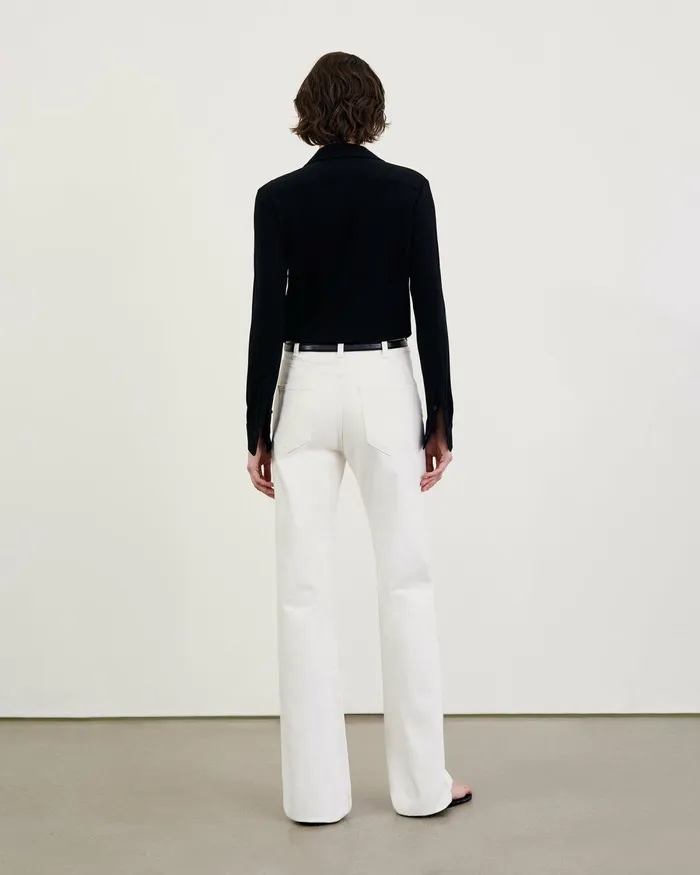 Women Denim Nili Lotan JOAN JEAN Cream