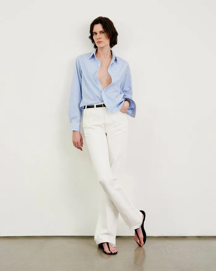 Women Denim Nili Lotan JOAN JEAN Cream